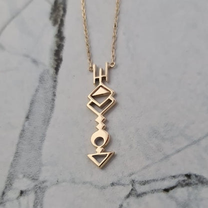 Geometrical Necklace