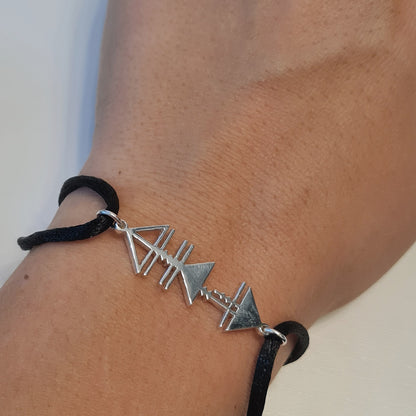 Black thread bracelets